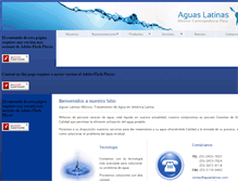 Tablet Screenshot of aguaslatinas.com